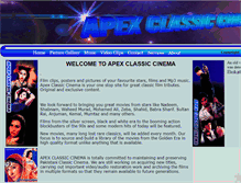 Tablet Screenshot of apexclassiccinema.com
